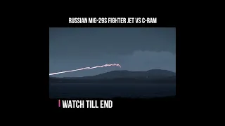 Russian MIG-29s fighter jet vs C-Ram p2: The Epic Dogfight #shorts