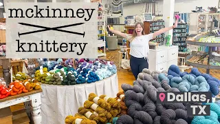 HUGE Yarn Store in 100-Year-Old Building - McKinney Knittery in Dallas, Texas #unitedskeinsofamerica