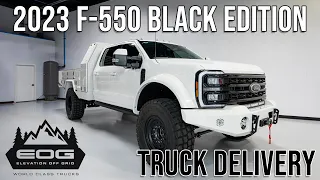 2023 F-550 Black Edition with Bowen Customs Camper Bed - Truck Delivery