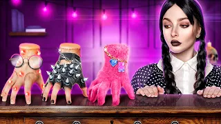 Wandinha Addams! Transformação Extrema com Bugigangas do TikTok!