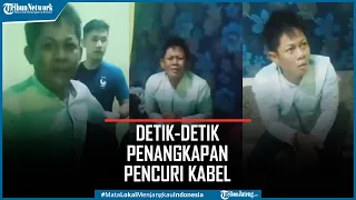 Detik detik Penangkapan Pencuri Kabel PT KAI Ternyata Residivis