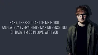 Ed Sheeran - Best Part Of Me (feat. YEBBA) [Lyrics Video]