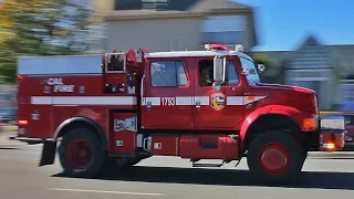 RARE CalFire Engines Responding Code 3 to a WildFire at Henry Cowell State Park!