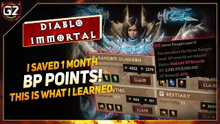 I saved Battle Points & This is What I LEANRED | Diablo Immortal
