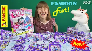 ЛОЛ Сюрприз Fashion Fun Альбом PANINI Целый Бокс Коллекция наклеек