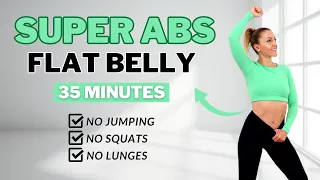 🔥35 Min SMALL WAIST + ABS🔥All Standing🔥Lose Belly Fat🔥No Jumping🔥No Repeat🔥Warm Up + Cool Down🔥
