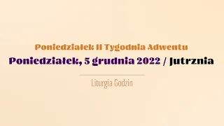 #Jutrznia | 5 grudnia 2022