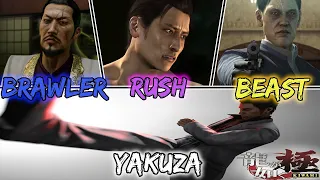 Yakuza - Lau Ka Long + Yoshitaka Mine + Lao Gui Styles All-In-One Mod