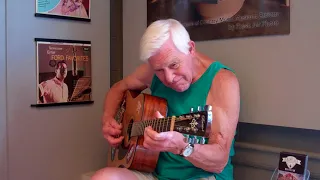 Legendary guitarist Bob Wood plays at the VA Welcome Center!