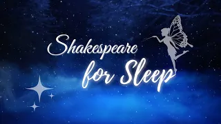 Shakespeare for Sleep 🌙 Quiet Reading with Peaceful, Relaxing Music from A Midsummer Night's Dream