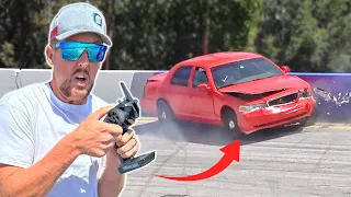 FULL SIZED R/C Race Car!!! (Crashed Immediately)