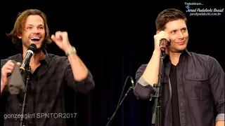 Jared e Jensen - Imitando Sam e Dean (Vancon 2017)