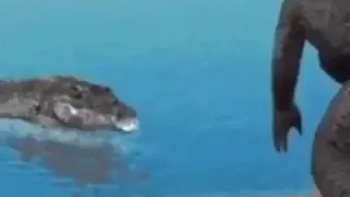 Crocodile Vs Godzilla