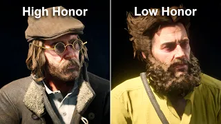 Never knew this Cutscene changes depending on Arthur's Honor Level