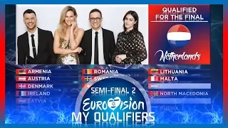 Eurovision 2019 - 2nd Semi-Final  - MY 10 Qualifiers