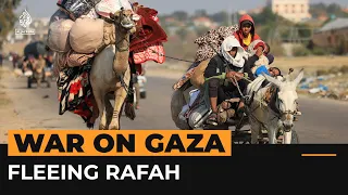 Families flee Rafah in Gaza, fearing more Israeli attacks | Al Jazeera Newsfeed