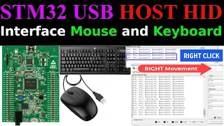 Interface Mouse and Keyboard with STM32 || USB HOST HID || CUBEIDE || HAL