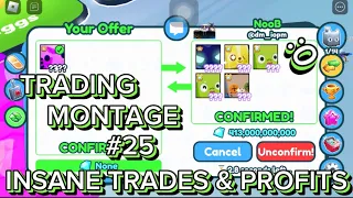 Insane titanic & 10t+ gems profits Trading Montage #25 (pet simulator X Roblox)