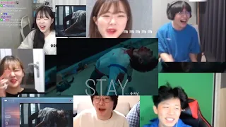 윤귀남-STAY 스트리머분들 리액션 (뽀구미,원정상,견자희,정지찬,김하나,주피디,재넌님)