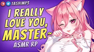 Bringing Home Your Loving Neko Cat Girl 🐱| ASMR RP [F4M] [Wholesome]