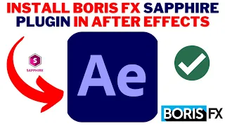 How To INSTALL Boris FX SAPPHIRE Plugin In AFTER EFFECTS 2024