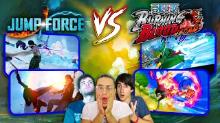 VOTIAMO LE MIGLIORI ANIMAZIONI! 🤔 ONE PIECE BURNING BLOOD vs JUMP FORCE