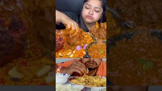 CHICKEN ROTISSERIE TANDOORI BIRYANI WITH SPICY MUTTON BHUNA AND BUTTER NAAN | EXTREMELY BIG BITES