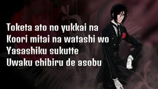 Black Butler ~Kuroshitsuji~ Op 1 - Monochrome No Kiss (Lyrics)