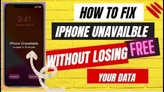 FIX iPhone Unavailable Without Losing Data  Fix Disabled iPhone No Data Loss