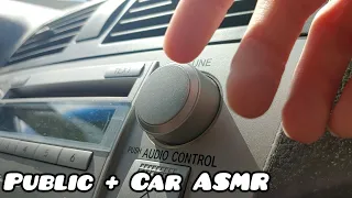 ASMR Tapping in Public + The Car (Fast & Aggressive)