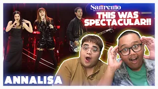 Sanremo 2024 - Annalisa con La Rappresentante di lista canta "Sweet dreams" REACTION