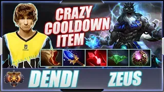 Dendi - Zeus | IMBA NEW NEUTRAL ITEM EZ COOLDOWN | New Pro Immortal MMR Dota 2 Gameplay | Dota Beast