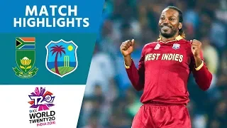 Windies Progress to Semis! | South Africa vs West Indies | ICC Men's #WT20 2016 - Highlights