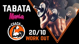 TABATA Song w/ Timer - 20/10 interval Workout music