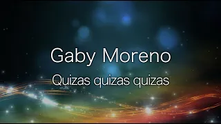 Gaby Moreno - Quizas quizas quizas Intrumental with lyrics