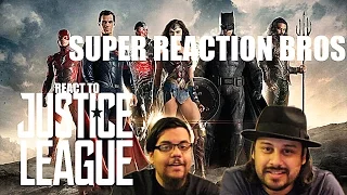 SUPER REACTION BROS REACT & REVIEW Justice League Special Comic Con Footage!!!!