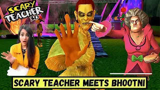 Scary Teacher 3D Gameplay : Zulmi Aunty Meets The Witch