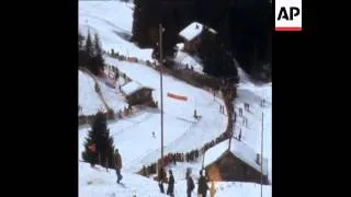 SYND 13-1-74 YOUNG US WOMAN BEATS AUSTRIAN CHAMPION IN SKI SLALOM