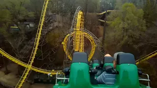 Loch Ness Monster at Busch Gardens Williamsburg Back Row POV