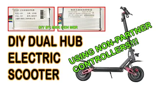 DIY DUAL HUB ELECTRIC SCOOTER WIRING NON-PARTNER UNMATCHED DIFFERENT CONTROLLER MR-100 SEALUP TF-100