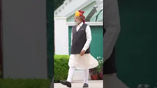 PM Modi leaves his residence Lok Kalyan Marg for Red Fort on the Independence Day 2023