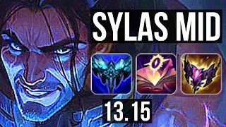 SYLAS vs YONE (MID) | 21/1/4, 11 solo kills, 69% winrate, Legendary | KR Master | 13.15