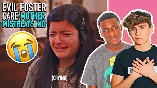 Evil Foster Parent Mean To Small Child **REACTING to Dhar Mann ** |Ayden Mekus