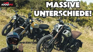 Welche Scrambler ist die Beste? Vergleichs-Test Triumph vs Ducati vs. CFMOTO