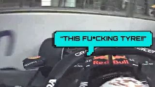 Max Verstappen high speed tyre failure!! | Azerbaijan GP 2021