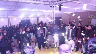 ZAFAR SUPARI dabang entry (DOLLERS KE BARISH) by friends live performence by naeem hazarvi
