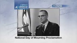 LBJ Radio Proclamation - National Day of Mourning (11/23/63)