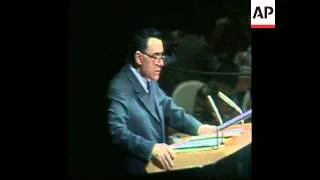 SYND 12-4/74 GROMYKO ADRESSES UNITED NATIONS GENERAL ASSEMBLY IN NEW YORK