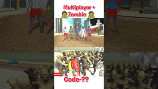 Multiplayer+Zombie Cheat code in indian bike driving 3d || indian bike driving 3d new update #shorts