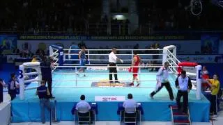 Men's Fly (52kg) - Quarter Final - Shahriyor AKHMEDOV (TJK) vs Misha ALOIAN (RUS)